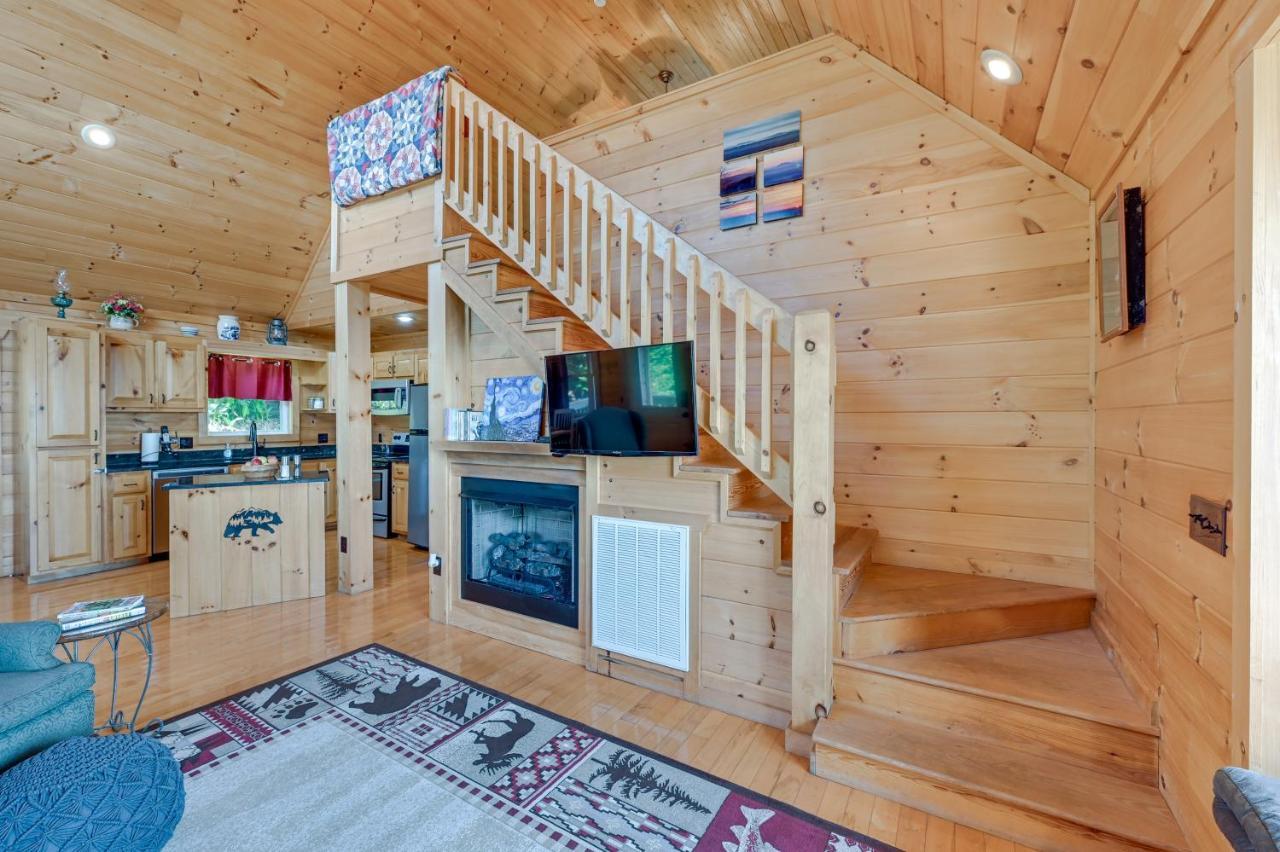 Fancy Gap Warm And Cozy Cabin With Deck On Top Of The Blue Ridge מראה חיצוני תמונה