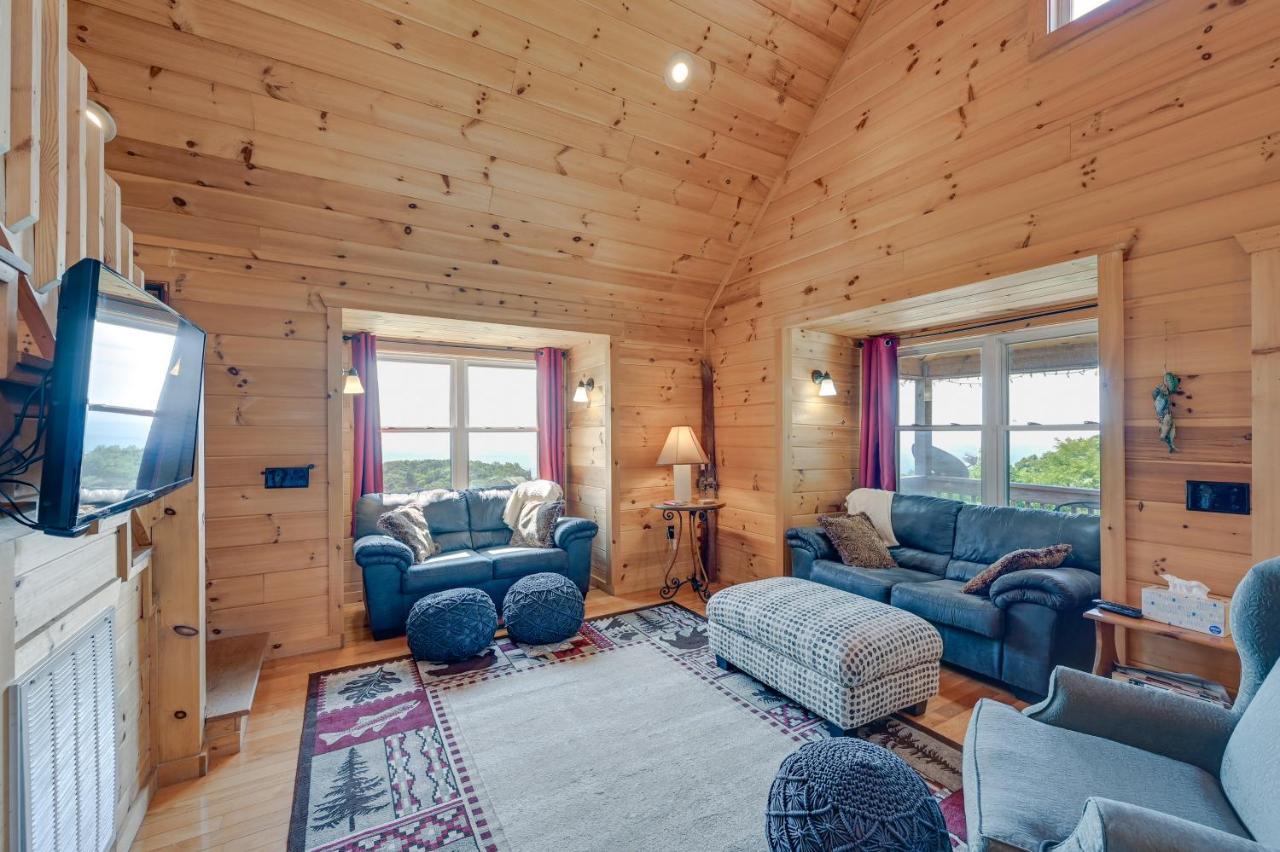 Fancy Gap Warm And Cozy Cabin With Deck On Top Of The Blue Ridge מראה חיצוני תמונה