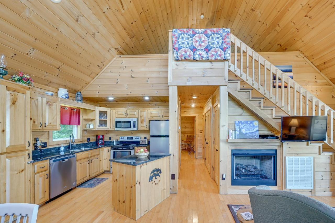 Fancy Gap Warm And Cozy Cabin With Deck On Top Of The Blue Ridge מראה חיצוני תמונה
